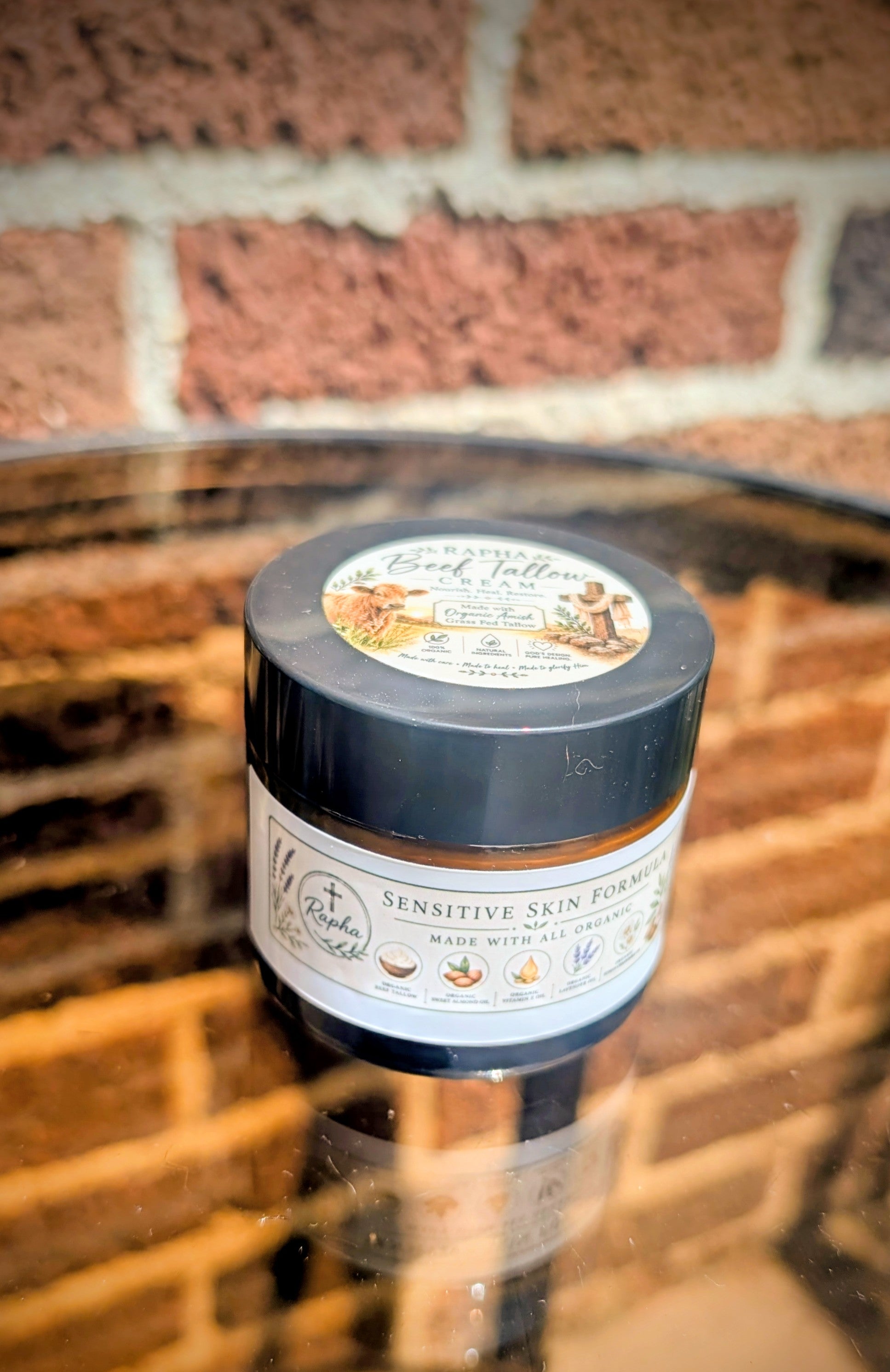 Sensitive Skin Tallow Cream 2oz Jar
